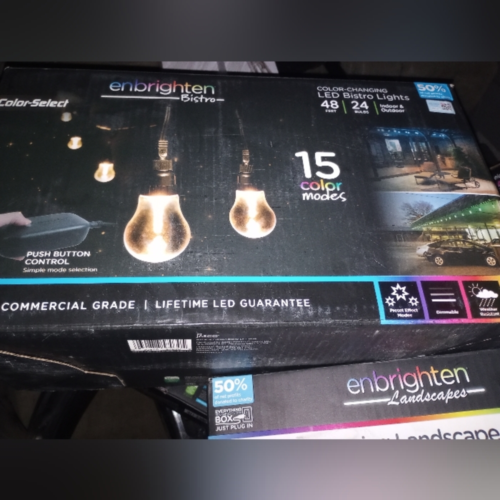 Enbrighten landscaping led color changing lights